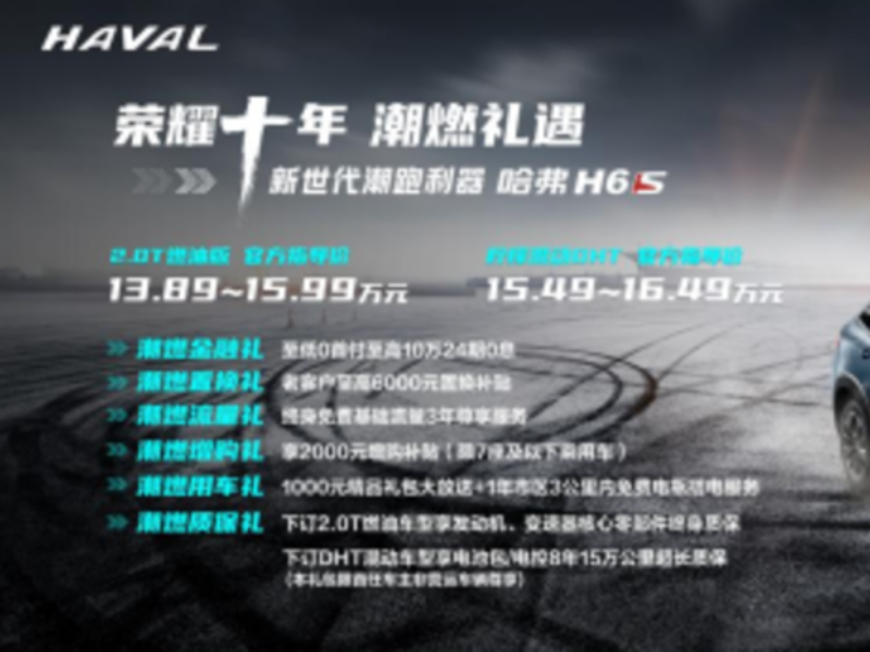 哈弗H6S 11月14日在貴陽正昇上市