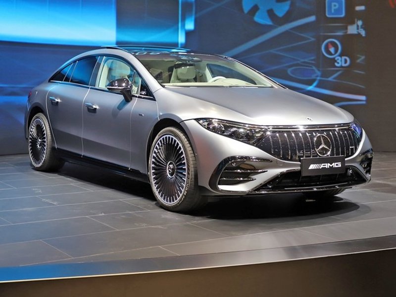 加速3.5秒的純電AMG 實拍奔馳AMG EQS 53