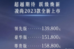 售13.98-15.88万元 丰田2023款凌尚上市