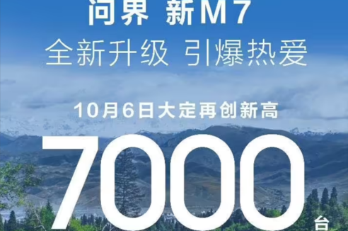 國慶假期狂賣20000臺!華為問界新M7開掛了...