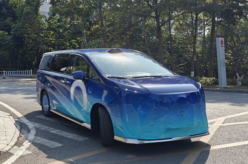 廣汽華為GH項目首款車型諜照曝光，定位MPV車型