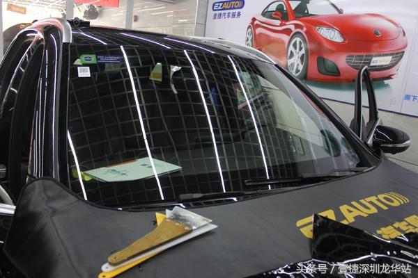 车窗太阳膜必备之深圳奔驰GLC260玻璃隔热膜