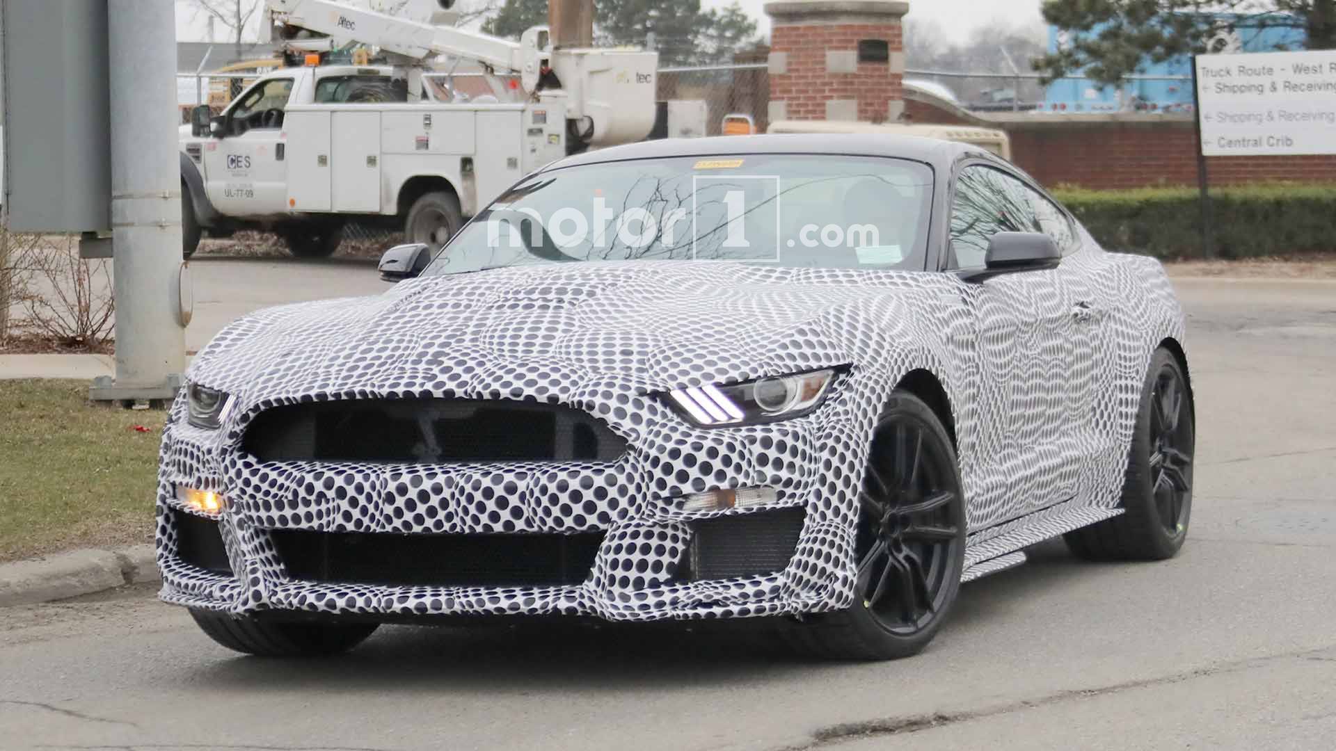 福特野马mustang GT500谍照曝光 双离合变速器