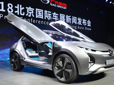 廣汽首發(fā)新能源概念車Enverge，攜全品牌車型亮相北京車展