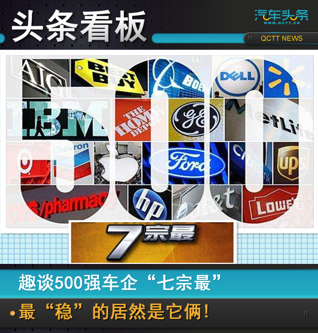 趣談500強車企“七宗最”，最“穩(wěn)”的居然是它倆