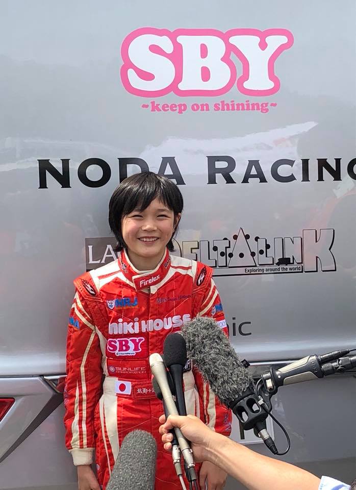 12歲女娃野田Juju，全日本年齡最小的F3方程式車手