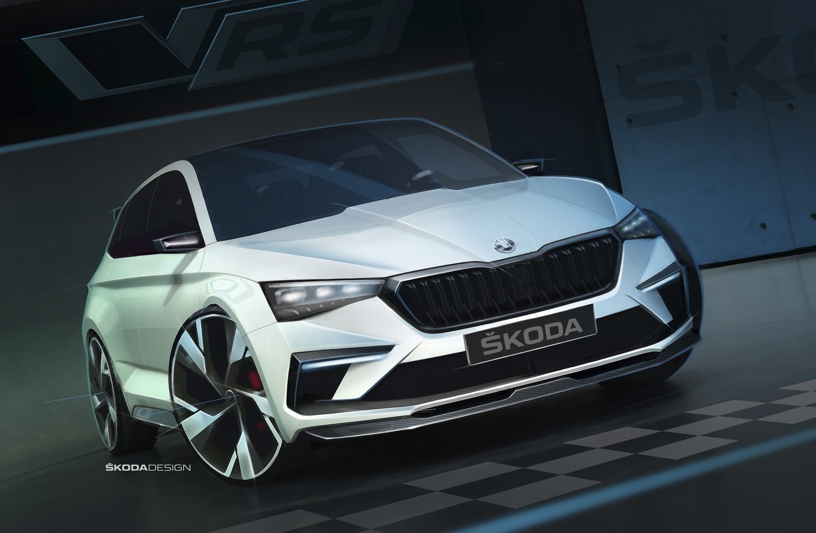 揭示全新设计方向 斯柯达将在巴黎车展推出Vision RS