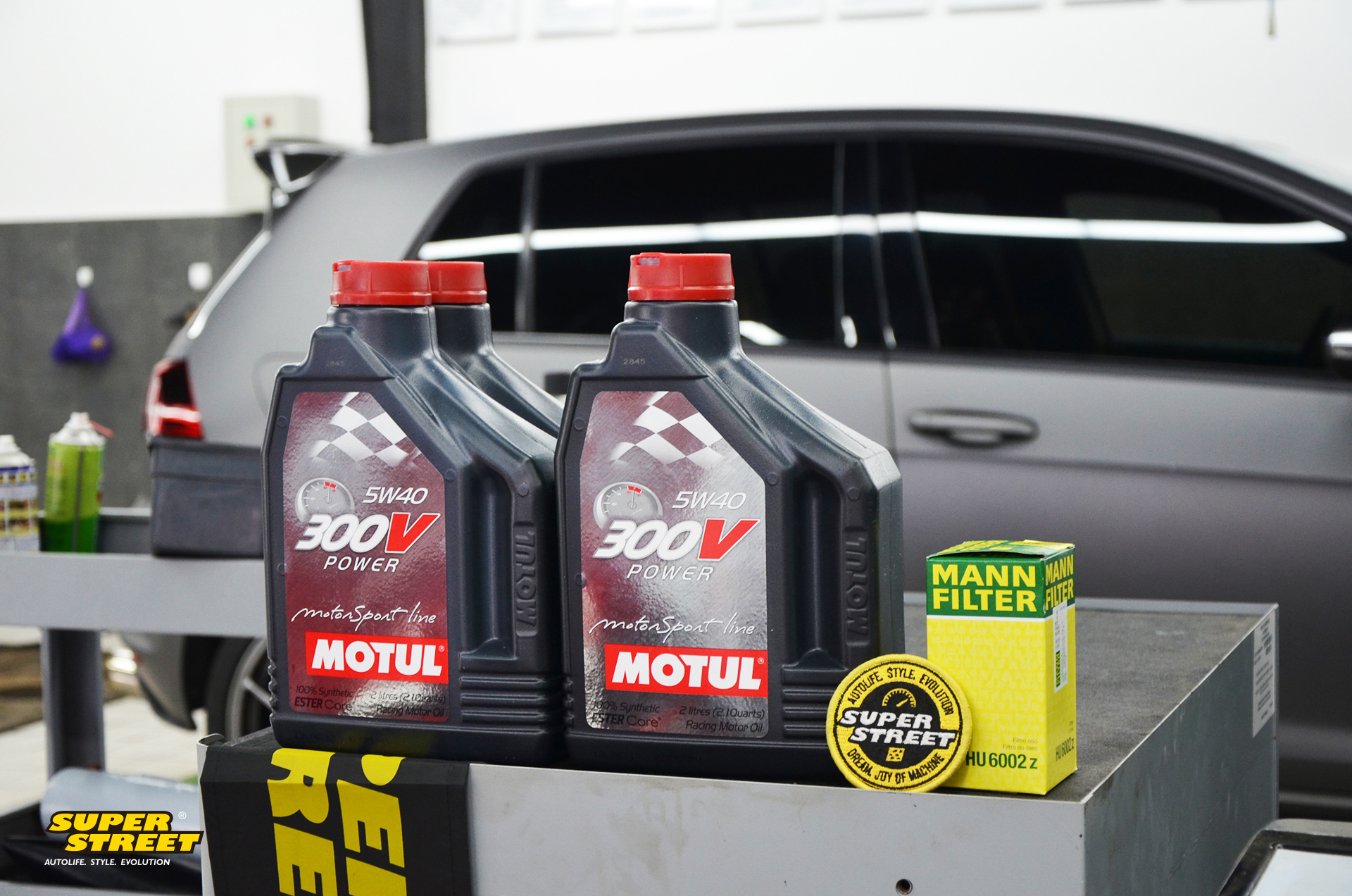 高爾夫7GTI更換摩特MOTUL 300V 雙酯類機(jī)油