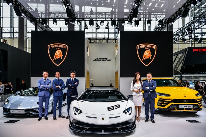 aventador svj 63领衔 兰博基尼广州车展再获丰