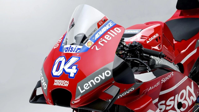 新款杜卡迪赛车gp19亮相,把中国品牌logo顶在车头