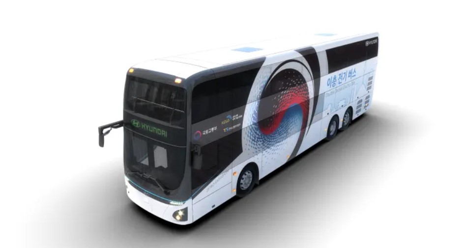 现代汽车推出双层电动巴士，300公里的续航里程还是让人期待！