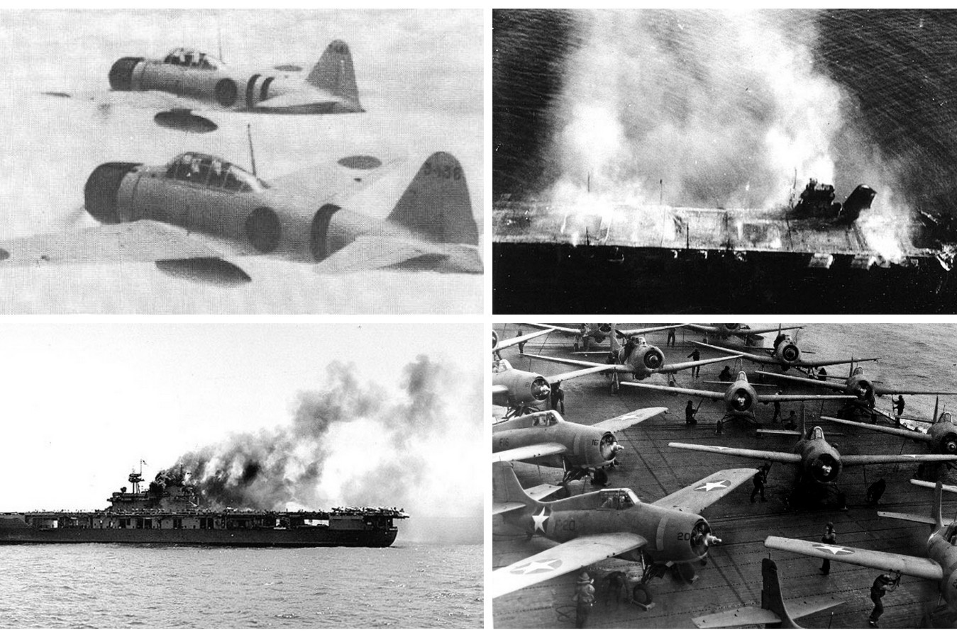 【海陆空】燃烧太平洋，历数中途岛海战中的航母和舰载机