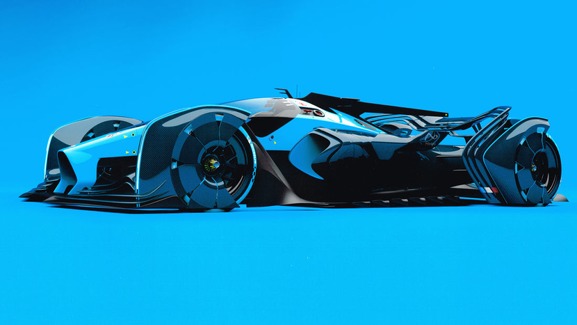 未来派布加迪f1赛车设计曝光