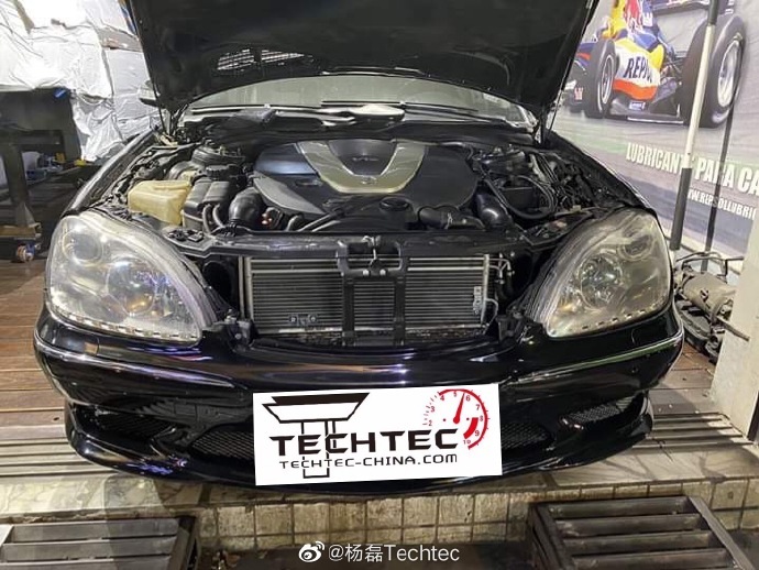 奔驰w220 s600改装德国techtec刷ecu改装电脑