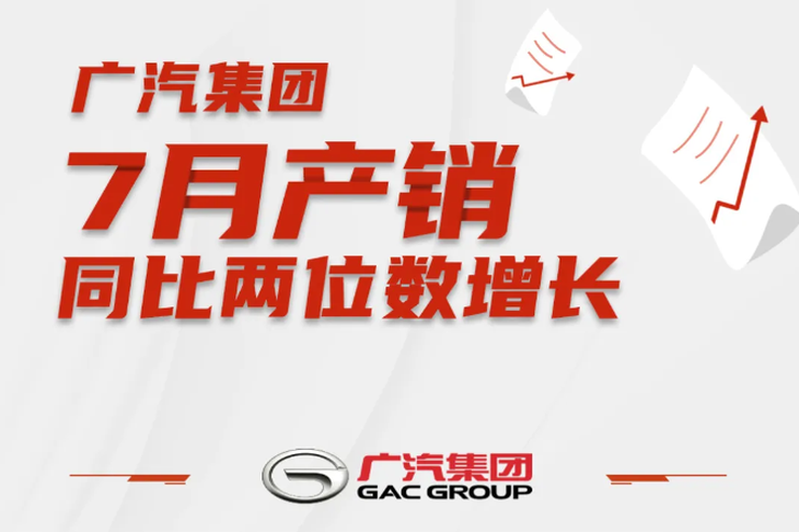 廣汽集團7月銷量數(shù)據(jù)公布 產(chǎn)銷同比雙增長