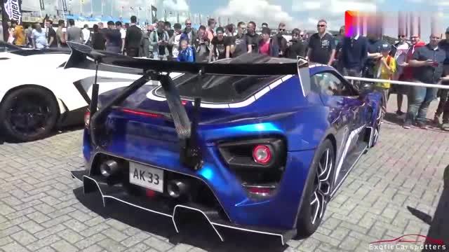 高清实拍1200匹马力的Zenvo TSR-S