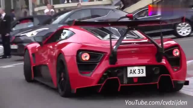 1200马力的Zenvo TSR-S，路上的排气声太霸气了！