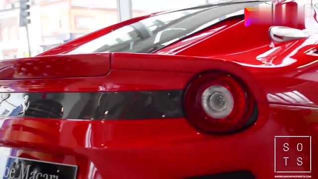 綠茶色的法拉利Laferrari，這個配色真的罕見