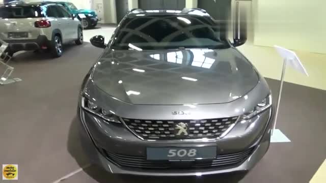 新款标致508gt-line霸气亮相,外观和内饰全方位展示