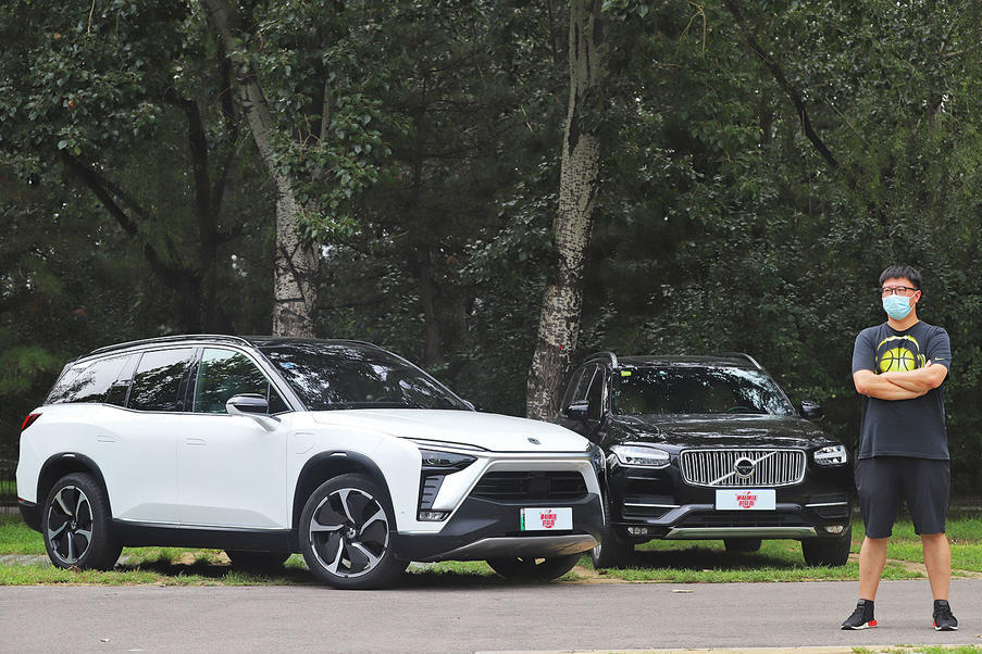 沃爾沃XC90車主聊全新蔚來ES8 中意智能系統(tǒng)，使用成本低