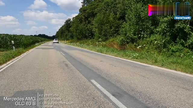 奔馳AMG GLC 63 S在高速上飆到280公里小時(shí)，性能真強(qiáng)悍！