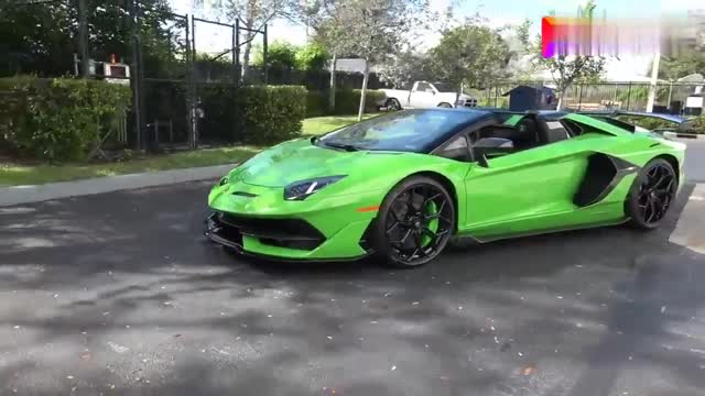 高清实拍兰博基尼aventador svj,你喜欢吗?