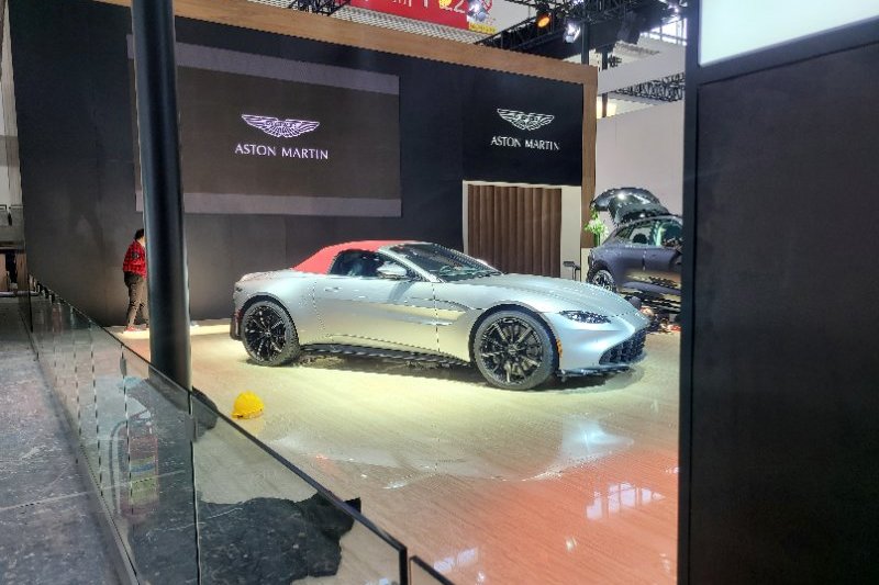 北京車展探館 阿斯頓?馬丁V8 Vantage敞篷版