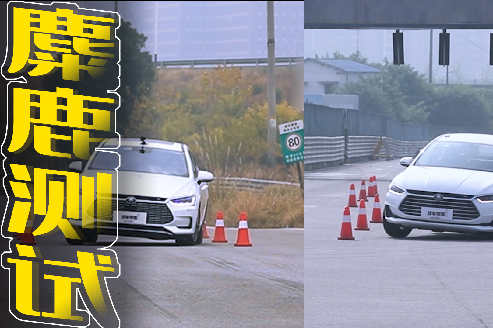 車重影響麋鹿測(cè)試極限？秦Pro純電動(dòng)、燃油版橫向?qū)Ρ冉o你答案