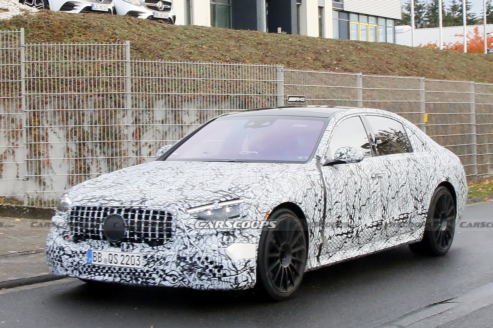 AMG S63e最新諜照：V8插混動力 運動中帶著優(yōu)雅