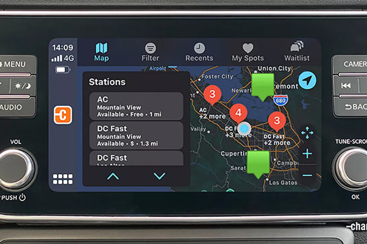 蘋果CarPlay將用于查看充電站情況