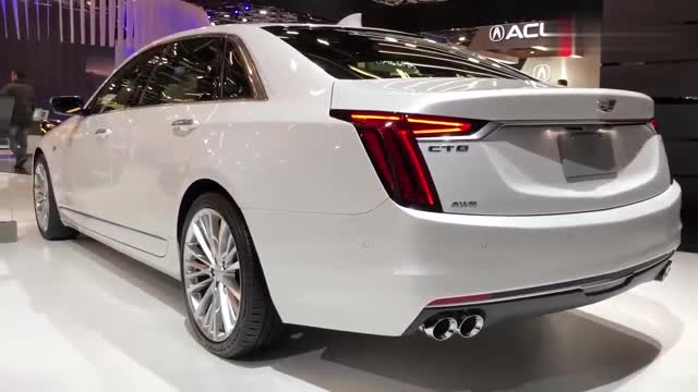 新車展示，2020款凱迪拉克CT6 400，全面了解實(shí)車，我忘記了奔馳E