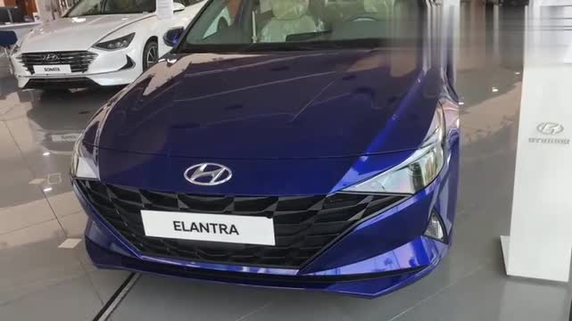 高清实拍最新款现代伊兰特elantra,适合家用代步!_号