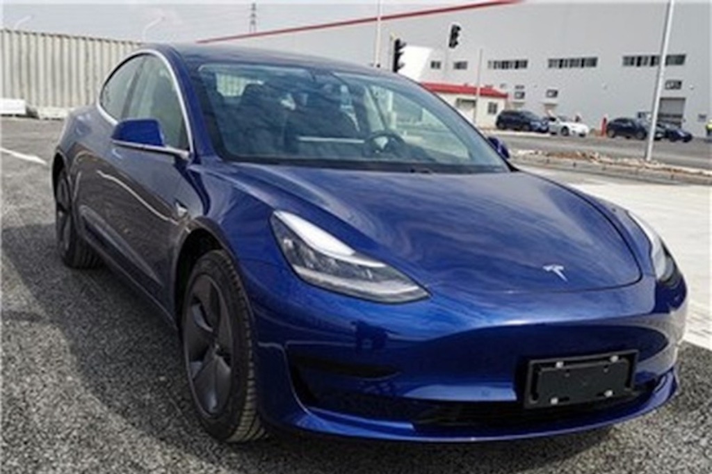 细节调整 新款国产特斯拉Model 3曝光