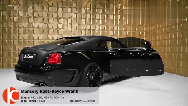勞斯萊斯魅影Wraith,外觀和內(nèi)飾全展示,簡(jiǎn)直太帥了！