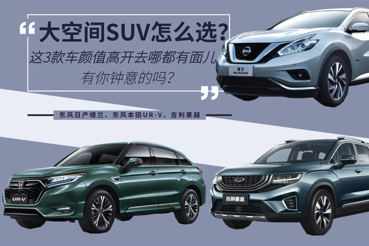 大空間SUV怎么選？這3款車顏值高開去哪都有面兒，你鐘意嗎？