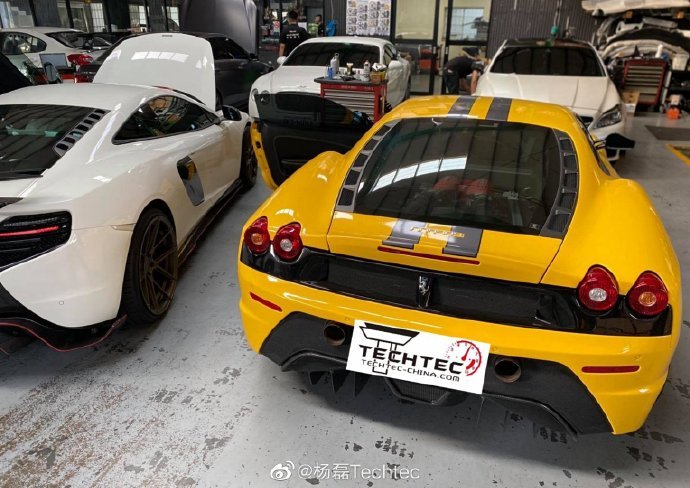 法拉利f430刷ecu改装德国techtec定制ecu电脑
