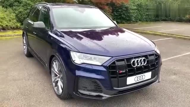 2020款奧迪SQ7 S-Line版，外觀和內(nèi)飾實拍