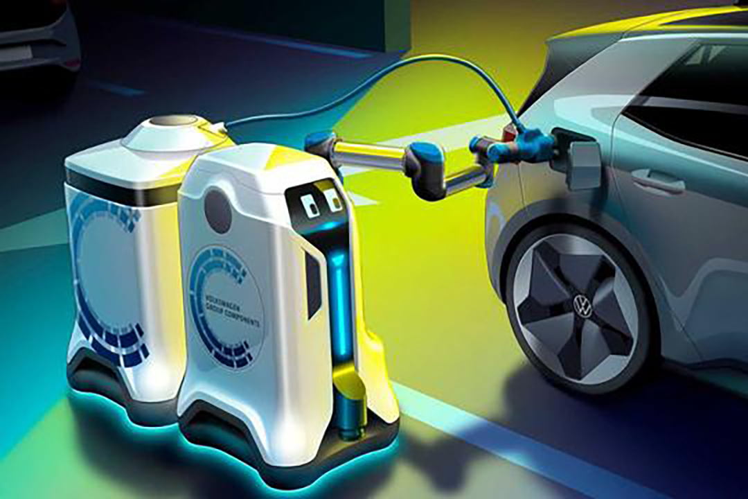 纯电汽车充电难？大众推出“移动充电宝”！