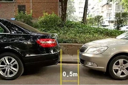 停车怎么判断前后车距离？