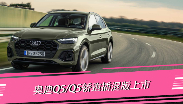 【百秒车讯】奥迪Q5/Q5轿跑插混版上市 售5.65万欧元起