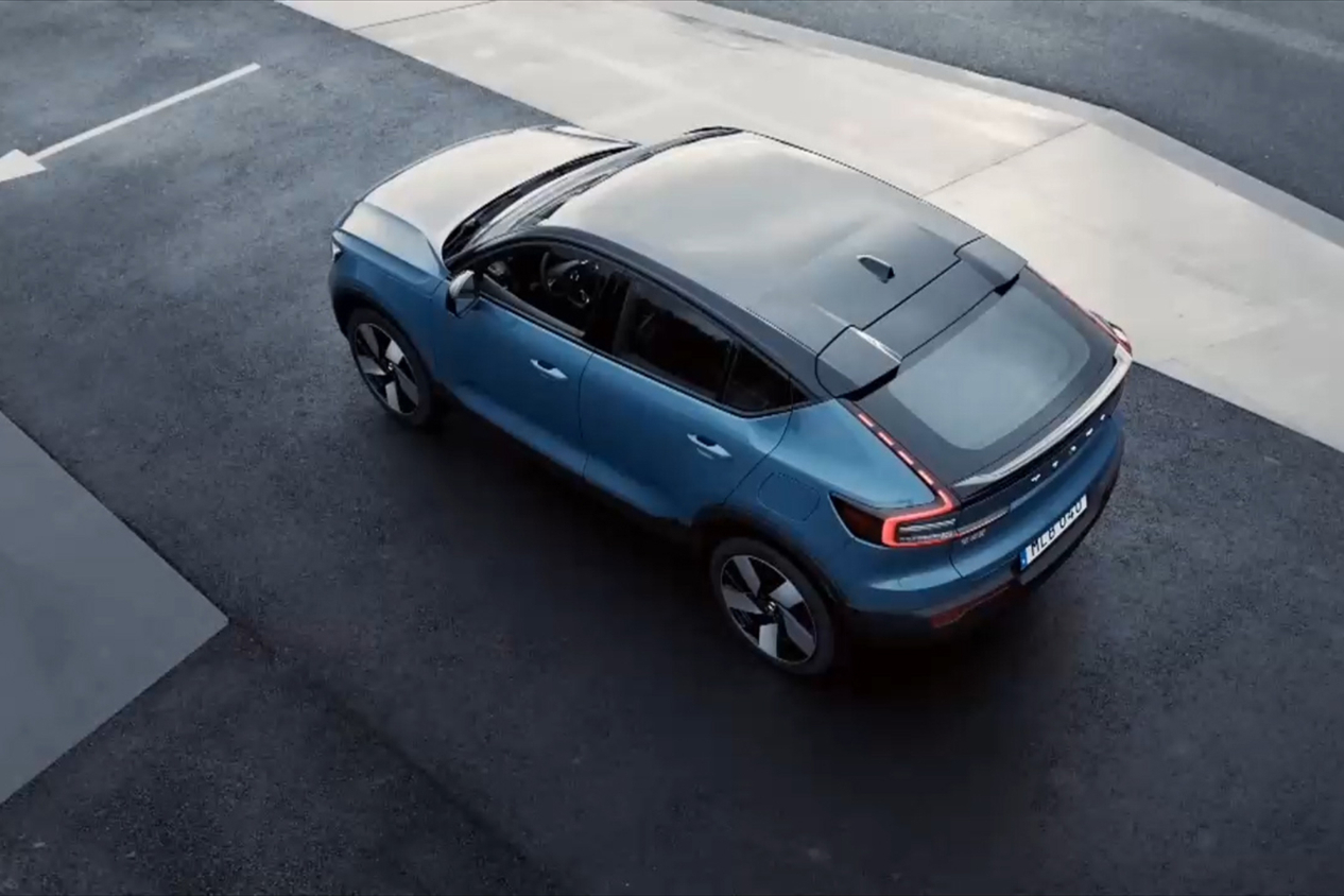 零百加速4秒9，跨界純電轎跑SUV，沃爾沃C40 純電版