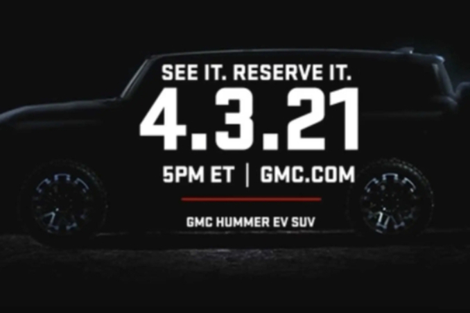 超级大螃蟹？纯电动Hummer SUV，将于4月3日全球首发