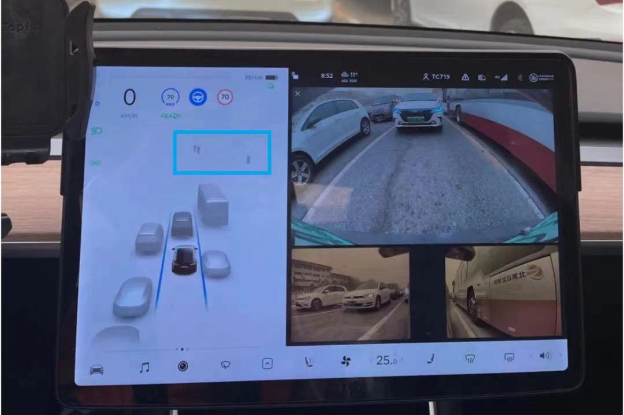 雾霾+沙尘暴下的特斯拉Autopilot