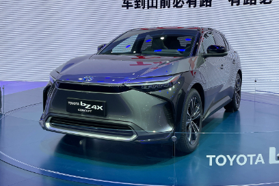 2021上海车展实拍丰田bZ4X概念车