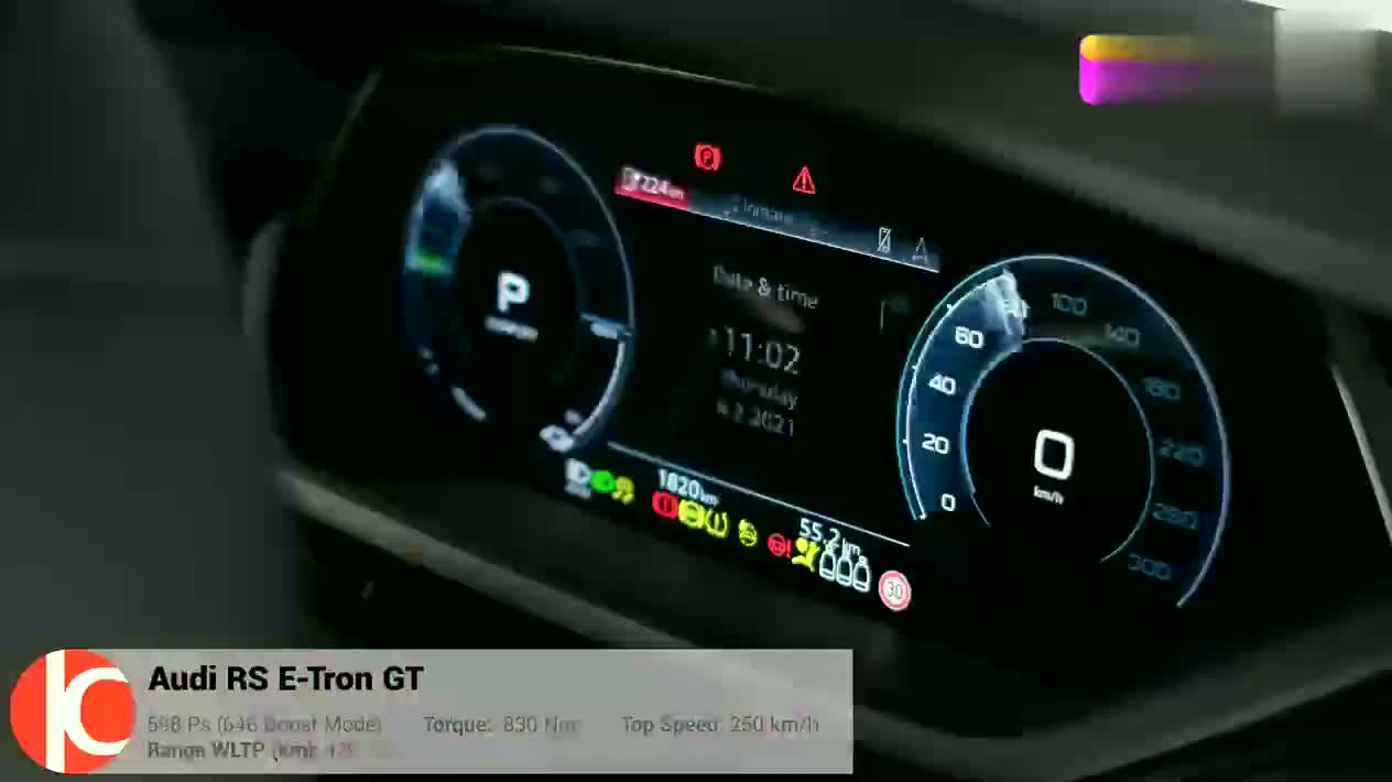 奧迪RS E-Tron GT版亮相，看到這顏值給一個不買的理由！