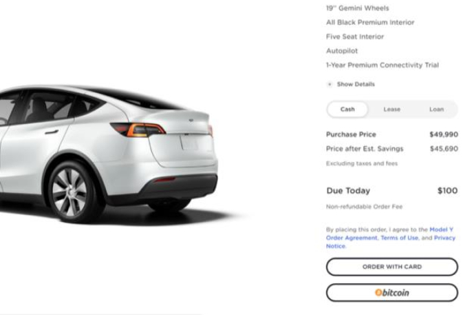 特斯拉暫停比特幣購(gòu)車(chē)，馬斯克說(shuō)：不環(huán)保！