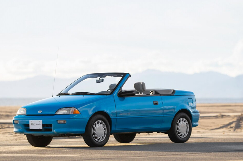 绝版低里程敞篷跑车现身拍卖 1992年Geo Metro