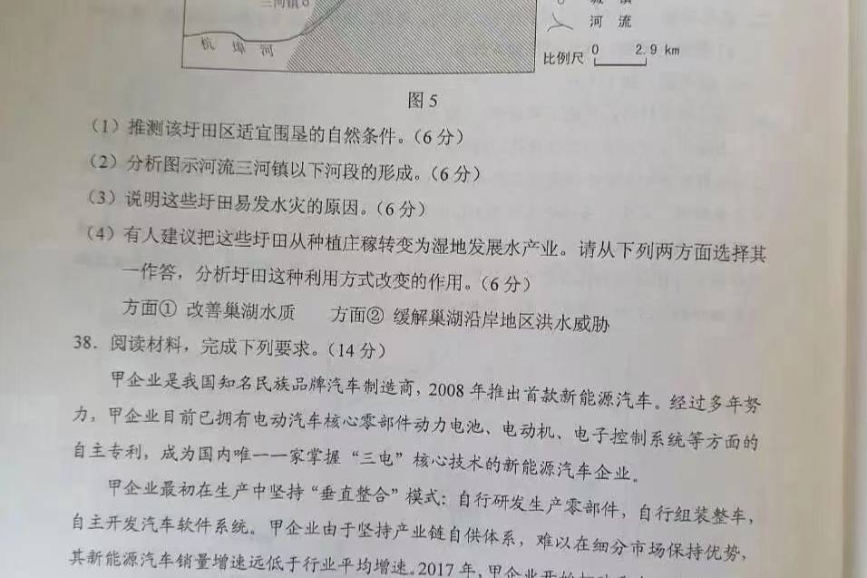 入选全国高考题的