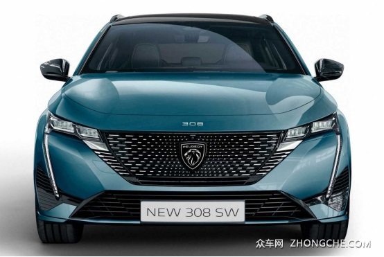 2022标致308 sw亮相,将推出全电动版本308两厢车