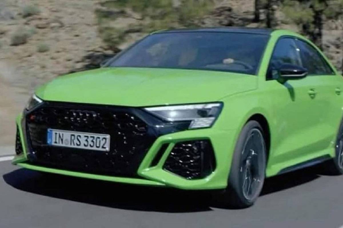 全新奧迪RS 3實車曝光 外觀動感